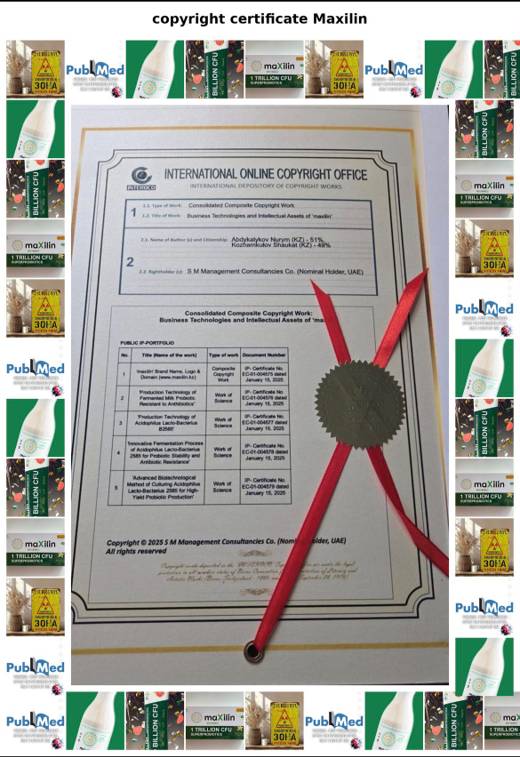 Copyright certificate document