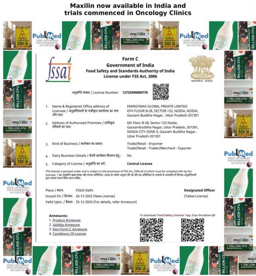 Maxilin approved in India document