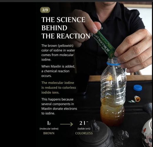 Explanation of the iodine reduction reaction